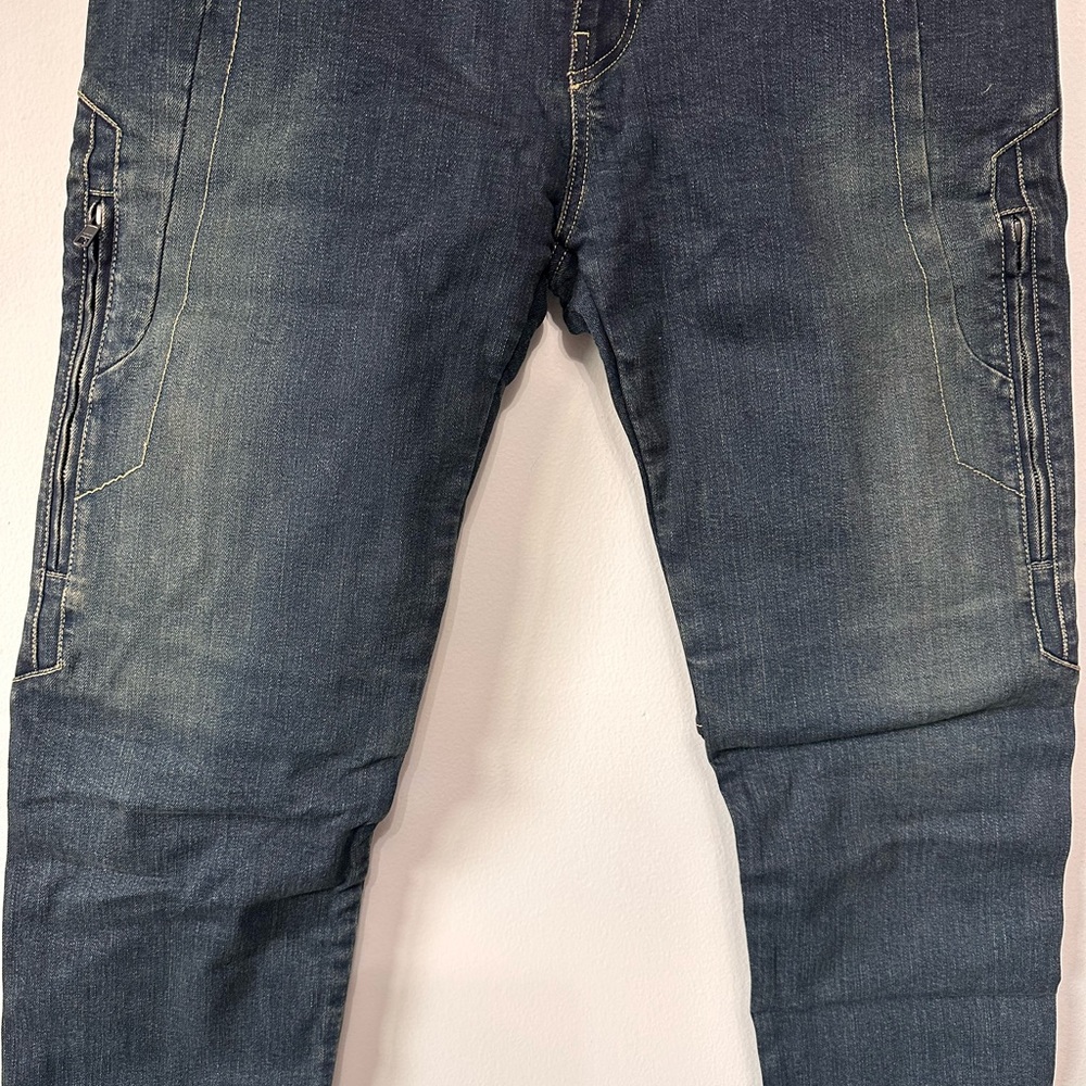 MAXLER JEANS Men's Dark Blue Jeans Riding Jeans, Motorcycle! NWT! Size 36. - Picture 2 of 8
